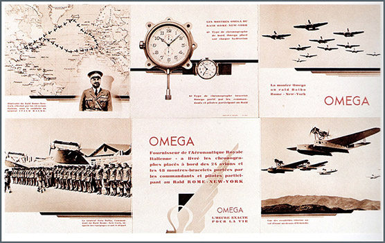 Italo Balbo transatlantic flight with Omega watches